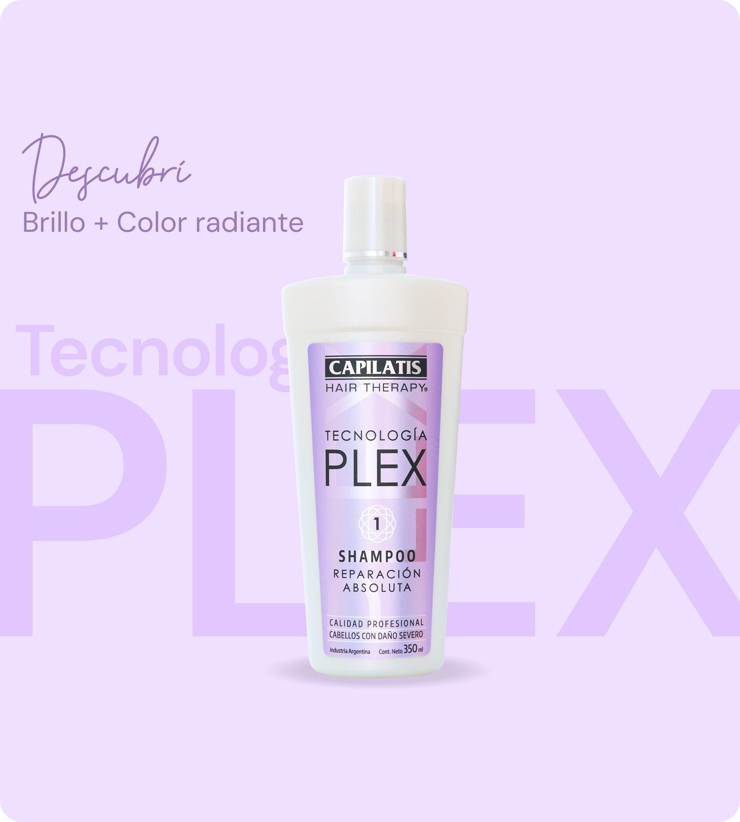 Tecnología Plex de Capilatis Hair Therapy®: reparación capilar inteligente en 5 pasos.