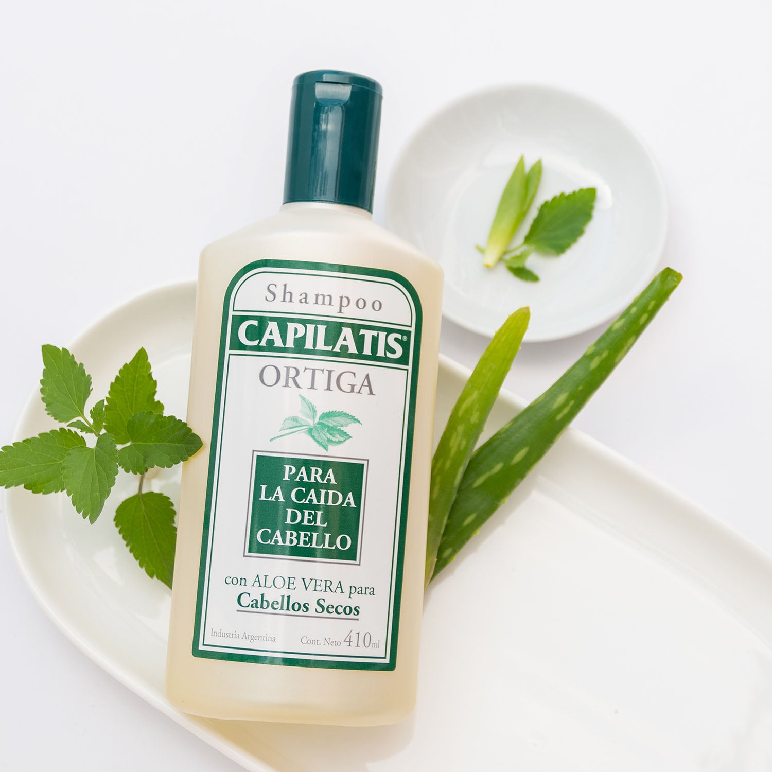 Shampoo Ortiga con Aloe Vera, Línea Ortiga - Image 1