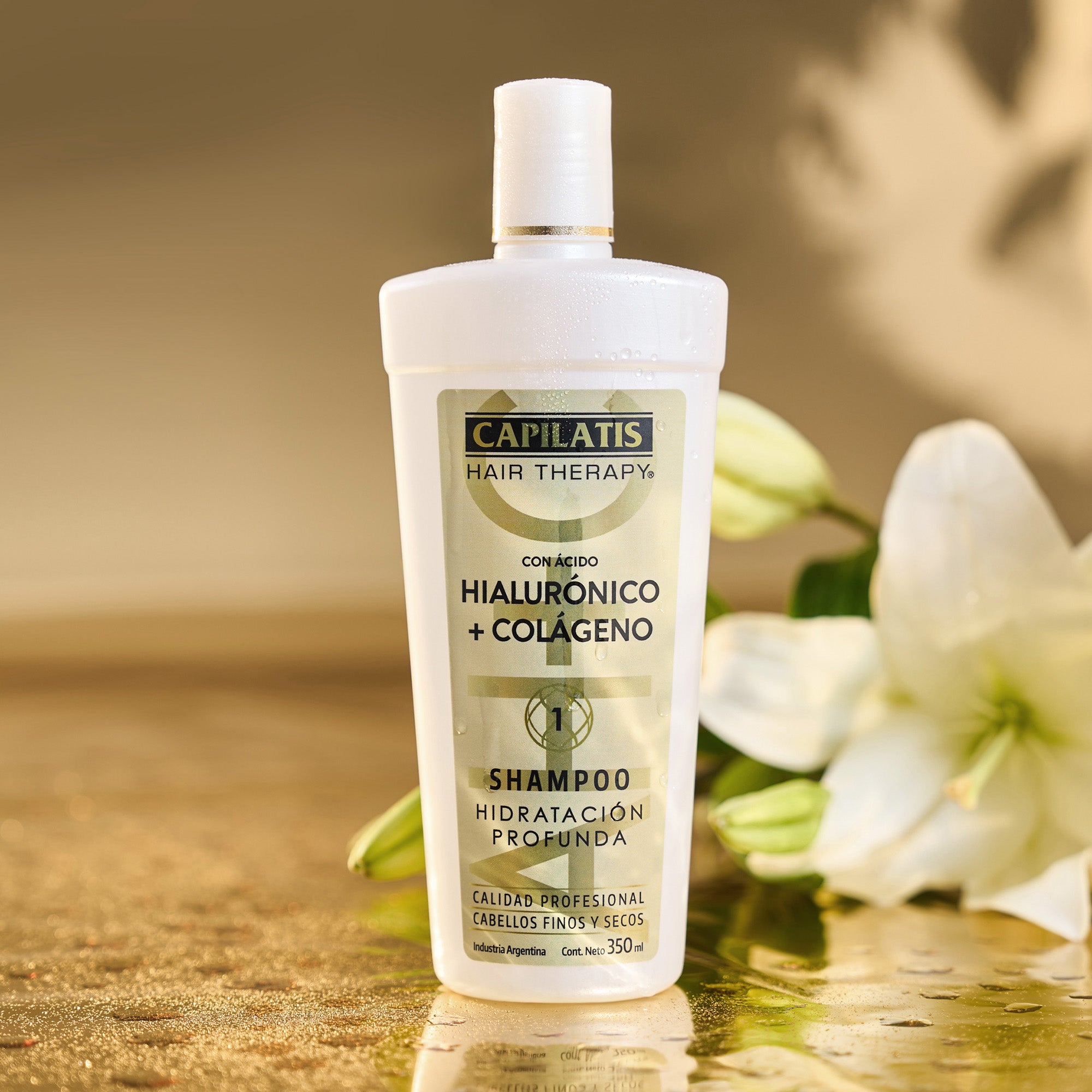 Shampoo con Ácido Hialurónico + Colágeno, Línea AH+C - Image 1