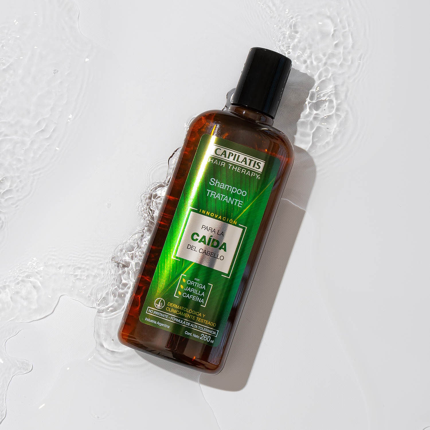 Shampoo Tratante con Ortiga, Jarilla y Cafeína, Línea Anti-Caída - Image 1