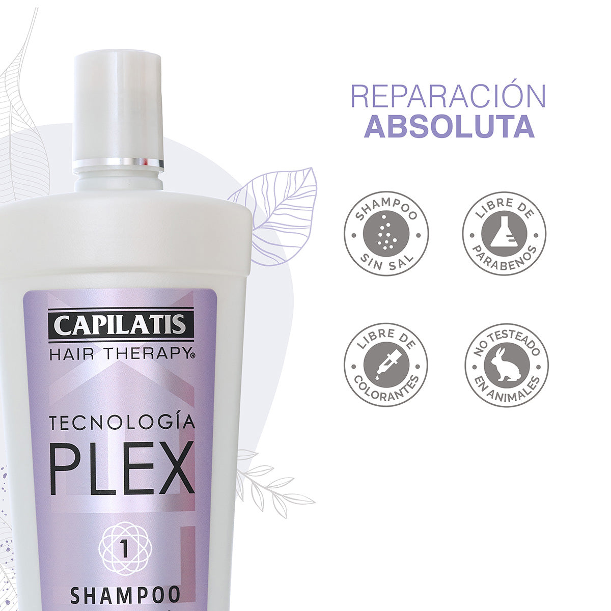 Shampoo Reparación Absoluta Tecnología Plex