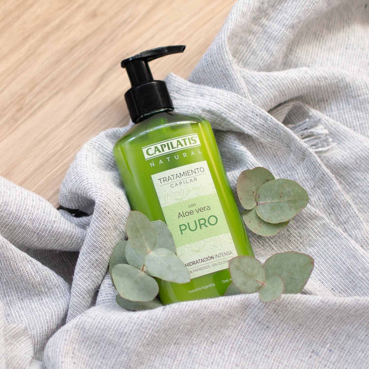 Tratamiento Capilar con Aloe vera Puro, Línea Aloe vera Puro - Image 1