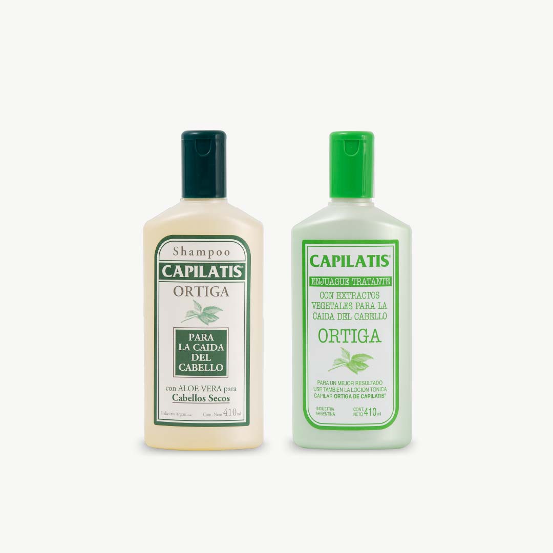 Set Shampoo y Enjuague Ortiga con Aloe Vera