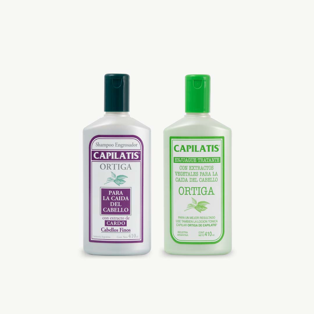 Set Shampoo y Enjuague Ortiga con extracto de Cardo