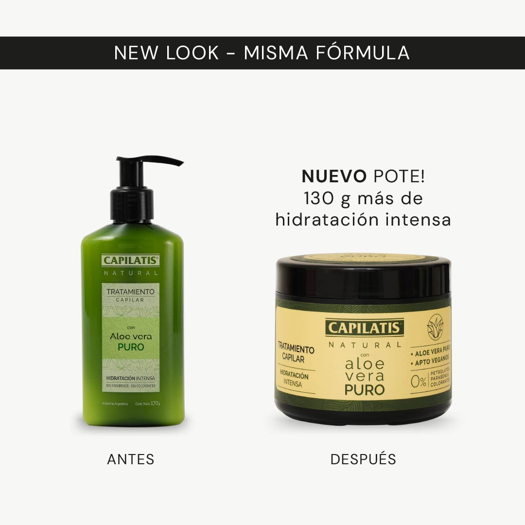 Tratamiento Capilar con Aloe vera Puro 300g