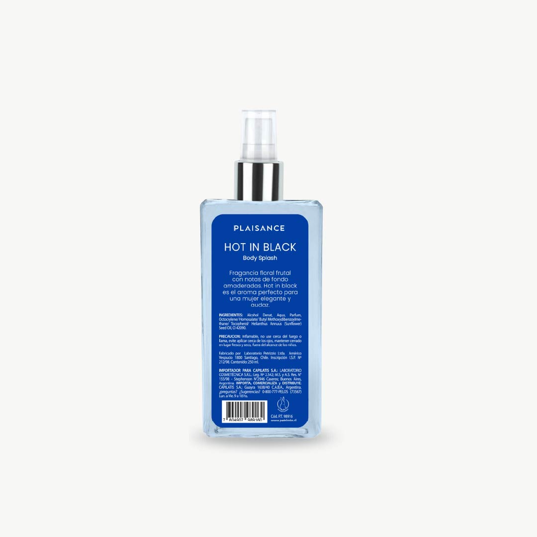 Body Splash Hot in Black 250 ml