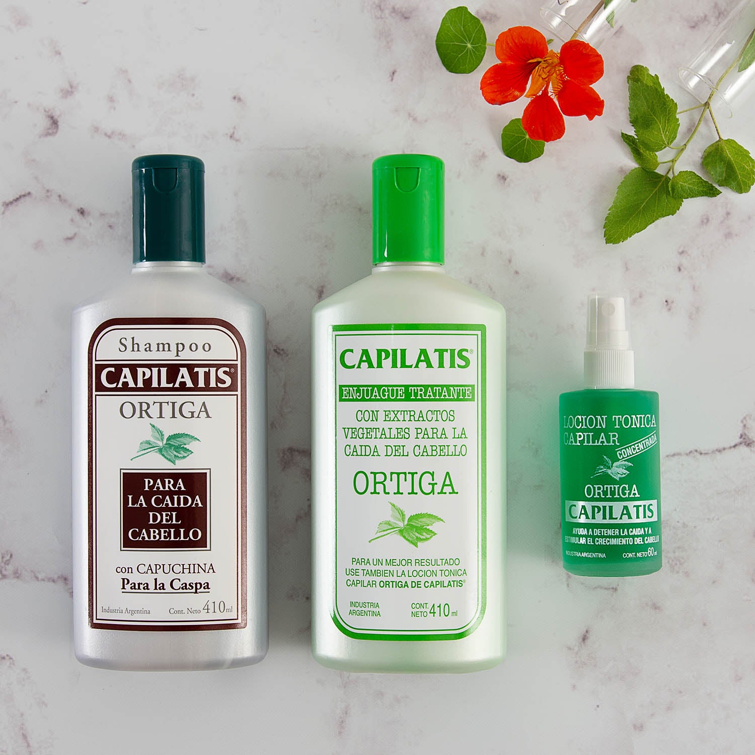 Shampoo Ortiga con Capuchina, Línea Ortiga - Image 2