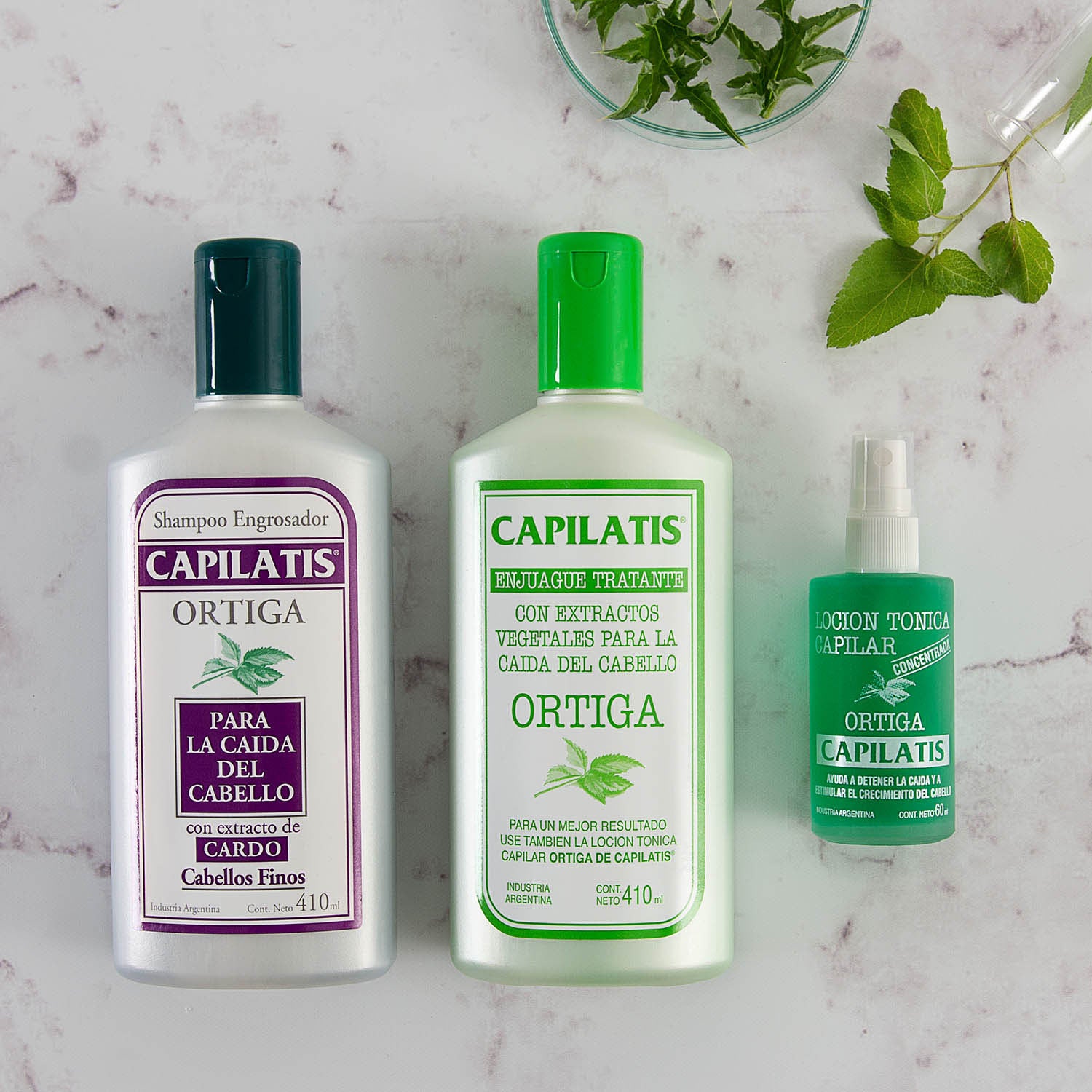 Shampoo Engrosador Ortiga con extracto de Cardo, Línea Ortiga - Image 2