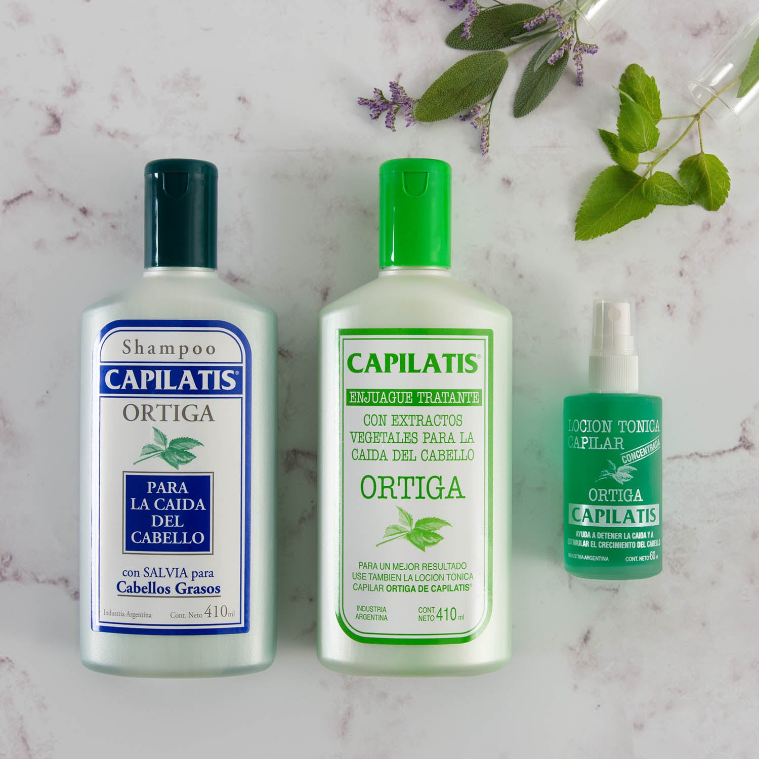 Shampoo Ortiga con Salvia, Línea Ortiga - Image 3