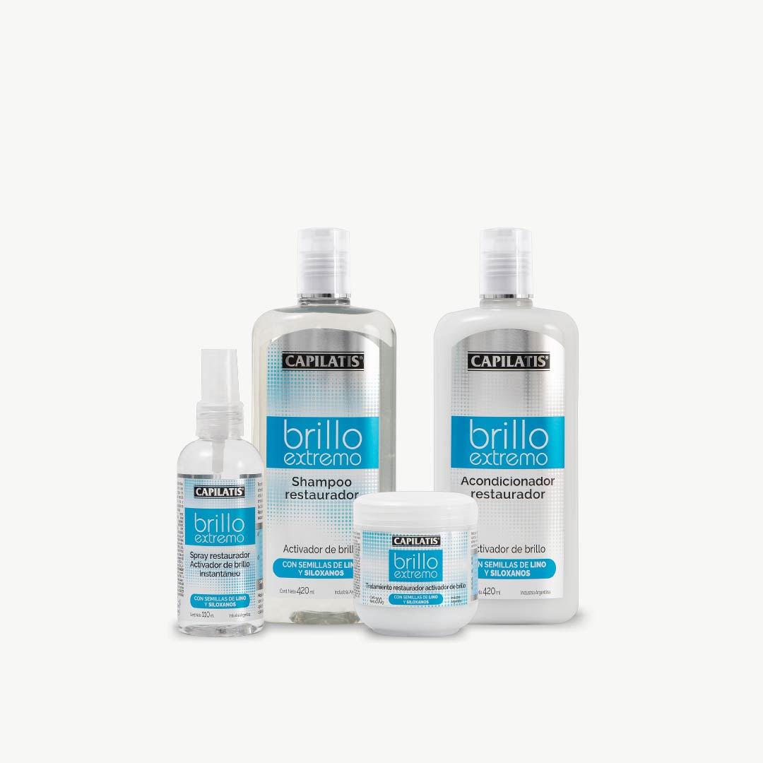 Set Línea Brillo Extremo 4 pasos