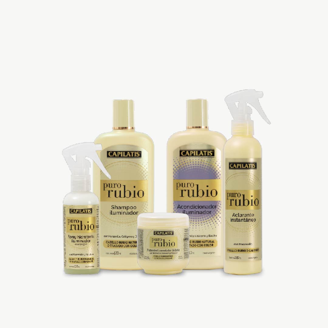 Set Línea Puro Rubio 5 pasos