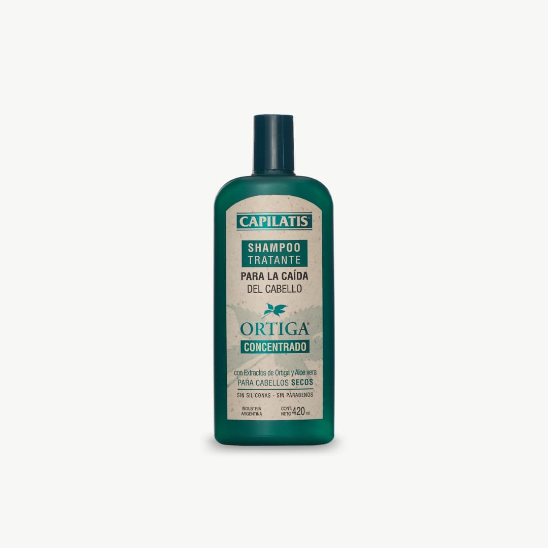 Shampoo Tratante Ortiga Concentrado para Cabellos Secos