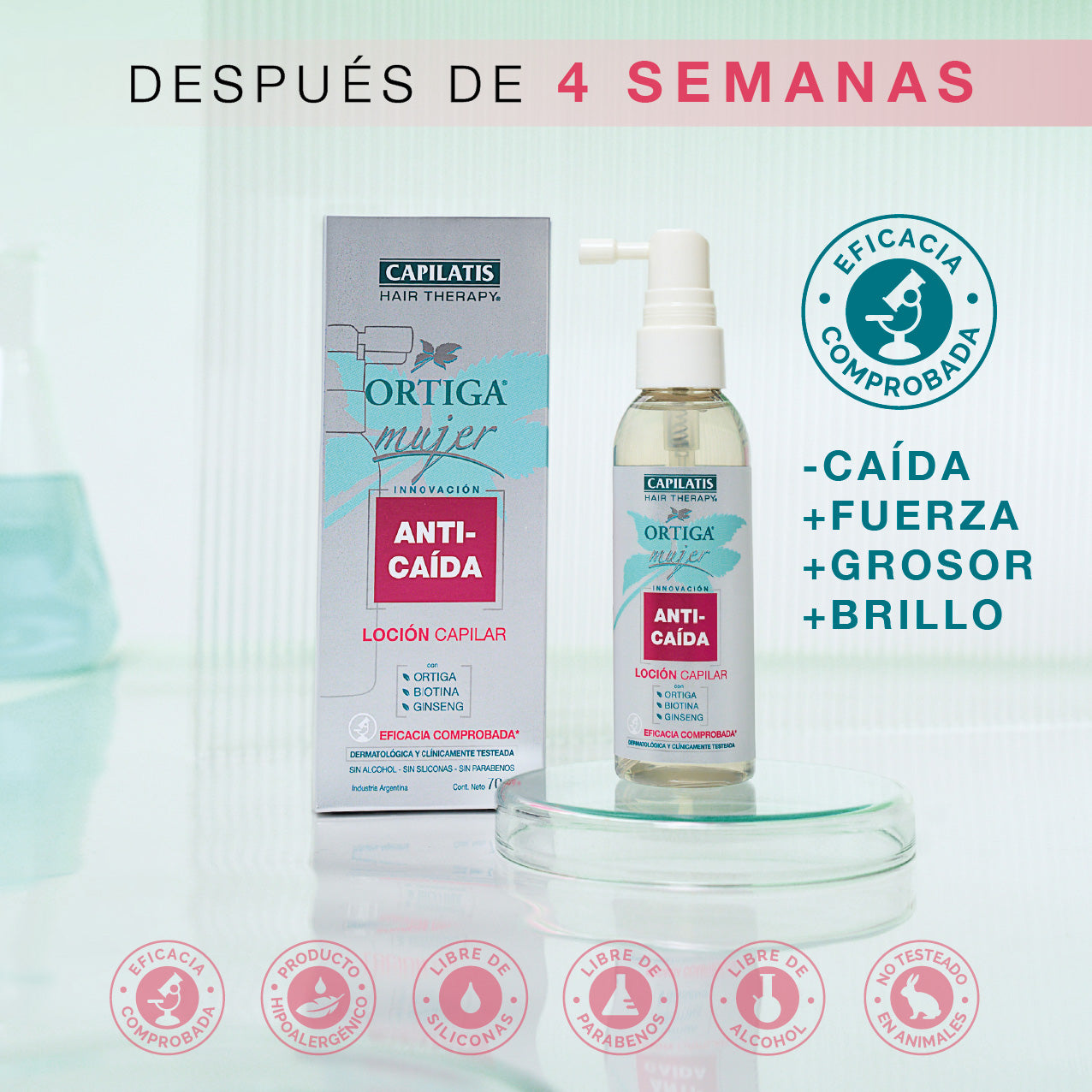 Loción Capilar Anti Caída, Línea Ortiga Mujer - Image 3